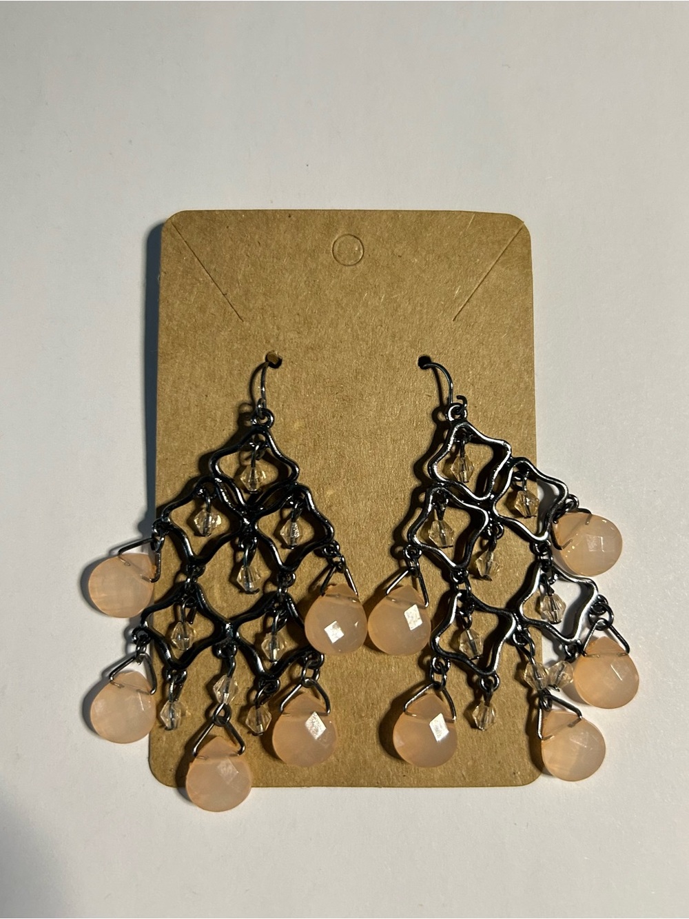 Pink Chandelier Earrings